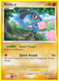 Riolu, POP Series 8 #16, Pokémon TCG card
