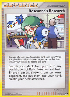 Roseanne's Research, POP Series 8 #11, Pokémon TCG card