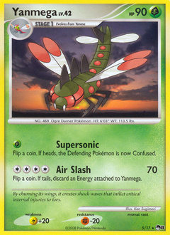 Yanmega, POP Series 8 #5, Pokémon TCG card