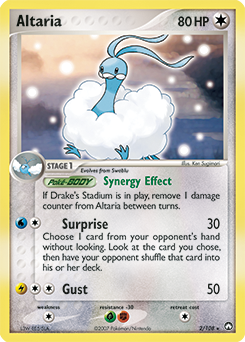 Altaria, Power Keepers #2, Pokémon TCG card