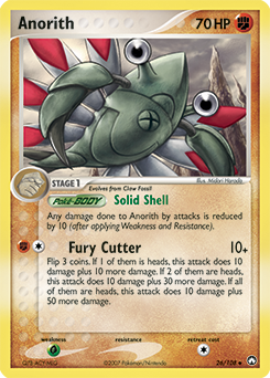 Anorith, Power Keepers #26, Pokémon TCG card