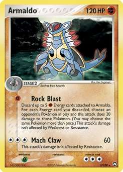 Armaldo, Power Keepers #3, Pokémon TCG card