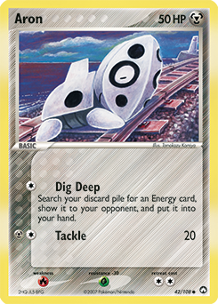 Aron, Power Keepers #42, Pokémon TCG card