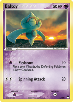 Baltoy, Power Keepers #44, Pokémon TCG card