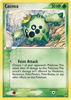 Cacnea, Power Keepers #46, Pokémon TCG card