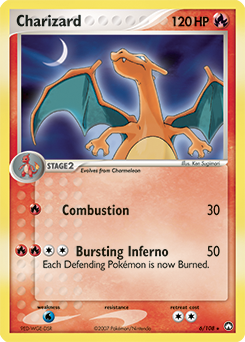 Charizard, Power Keepers #6, Pokémon TCG card