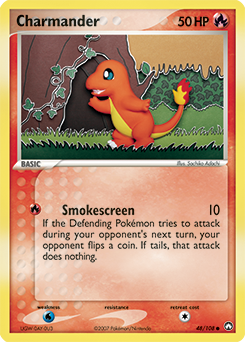 Charmander, Power Keepers #48, Pokémon TCG card