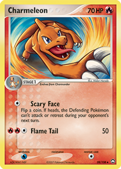Charmeleon, Power Keepers #28, Pokémon TCG card