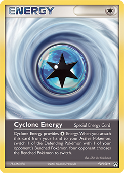 Cyclone Energy, Power Keepers #90, Pokémon TCG card