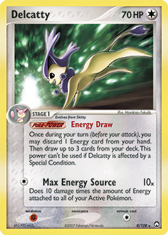 Delcatty, Power Keepers #8, Pokémon TCG card