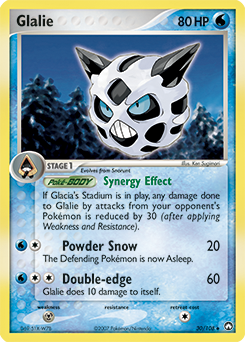 Glalie, Power Keepers #30, Pokémon TCG card