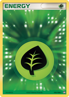 Grass Energy, Power Keepers #103, Pokémon TCG card