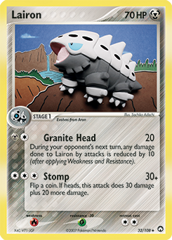 Lairon, Power Keepers #32, Pokémon TCG card