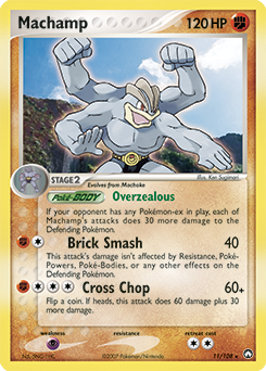 Machamp, Power Keepers #11, Pokémon TCG card