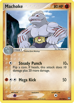 Machoke, Power Keepers #33, Pokémon TCG card