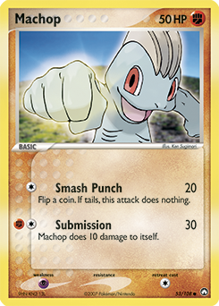 Machop, Power Keepers #53, Pokémon TCG card