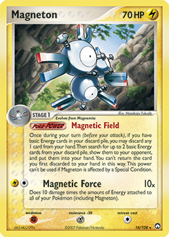 Magneton, Power Keepers #16, Pokémon TCG card