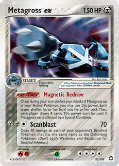 Metagross ex, Power Keepers #95, Pokémon TCG card