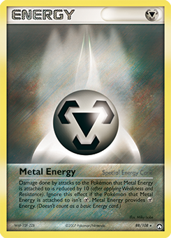 Metal Energy, Power Keepers #88, Pokémon TCG card