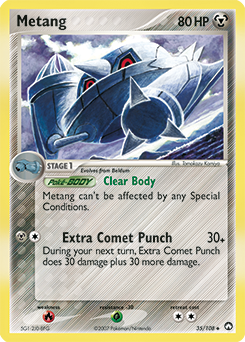 Metang, Power Keepers #35, Pokémon TCG card