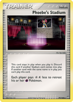 Phoebe's Stadium, Power Keepers #79, Pokémon TCG card