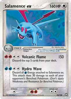 Salamence ex, Power Keepers #96, Pokémon TCG card