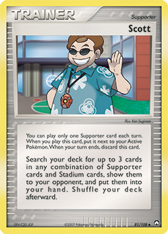Scott, Power Keepers #81, Pokémon TCG card