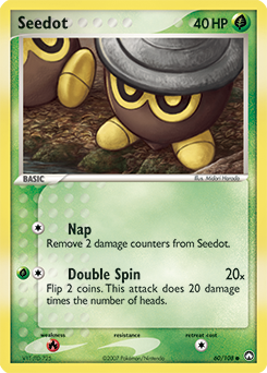 Seedot, Power Keepers #60, Pokémon TCG card