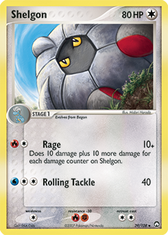 Shelgon, Power Keepers #39, Pokémon TCG card