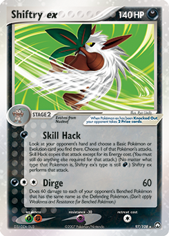 Shiftry ex, Power Keepers #97, Pokémon TCG card