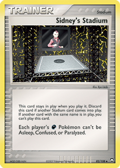 Sidney's Stadium, Power Keepers #82, Pokémon TCG card