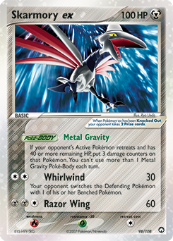 Skarmory ex, Power Keepers #98, Pokémon TCG card