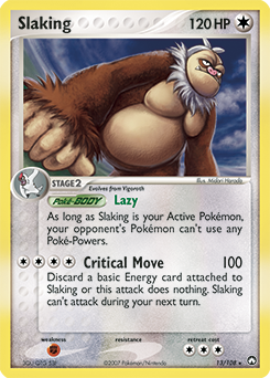 Slaking, Power Keepers #13, Pokémon TCG card