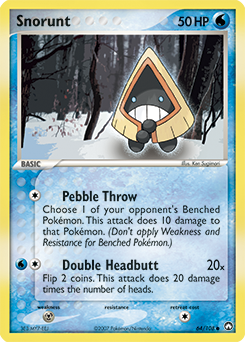 Snorunt, Power Keepers #64, Pokémon TCG card