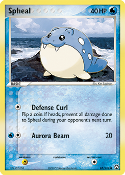 Spheal, Power Keepers #65, Pokémon TCG card