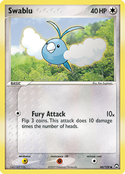 Swablu, Power Keepers #66, Pokémon TCG card