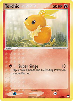 Torchic, Power Keepers #67, Pokémon TCG card