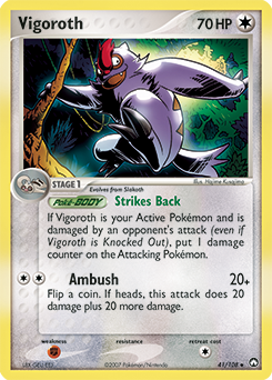 Vigoroth, Power Keepers #41, Pokémon TCG card