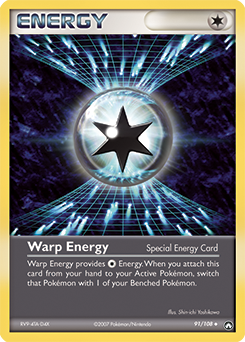 Warp Energy, Power Keepers #91, Pokémon TCG card