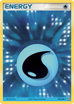Water Energy, Power Keepers #105, Pokémon TCG card
