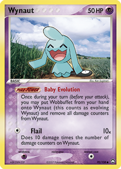 Wynaut, Power Keepers #70, Pokémon TCG card