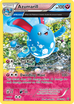 Azumarill, Primal Clash #104, Pokémon TCG card
