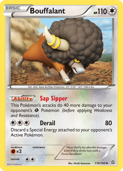 Bouffalant, Primal Clash #119, Pokémon TCG card