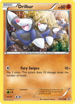 Drilbur, Primal Clash #89, Pokémon TCG card
