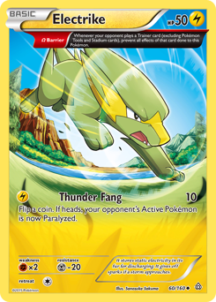 Electrike, Primal Clash #60, Pokémon TCG card