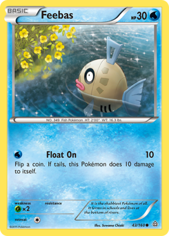 Feebas, Primal Clash #43, Pokémon TCG card