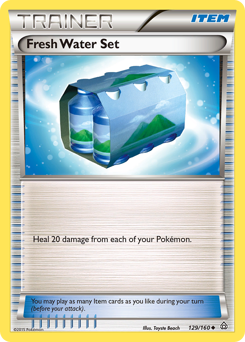 Fresh Water Set, Primal Clash #129, Pokémon TCG card