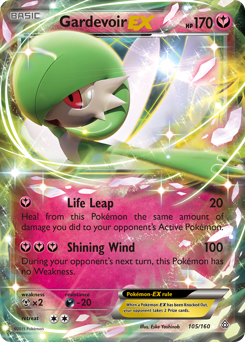 Gardevoir-EX, Primal Clash #105, Pokémon TCG card