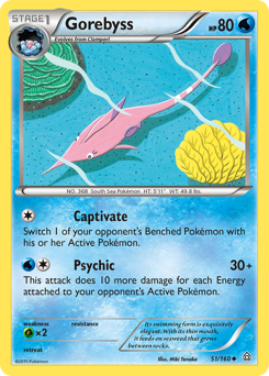 Gorebyss, Primal Clash #51, Pokémon TCG card