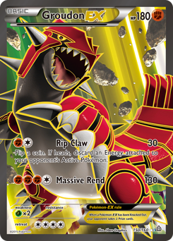 Groudon-EX, Primal Clash #150, Pokémon TCG card
